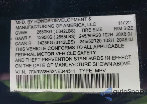 2021 Honda Cr-V Awd Ex-L from USA, damaged, VIN 2HKRW2H82MH614679
